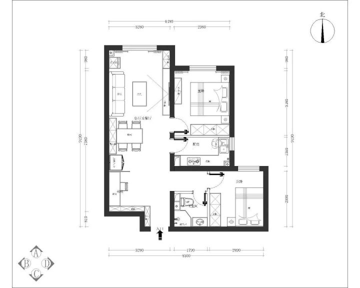 80㎡的兩室一廳怎么設(shè)計(jì)？不如看看這兩套徐建平的作品！