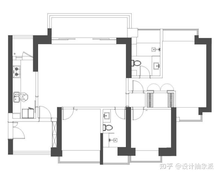 現(xiàn)代簡約裝修案例，單純、簡潔的生活方式