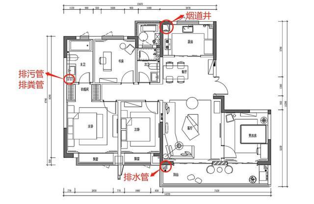 裝修平面圖_餐廳裝修平面布局圖_裝修平面設(shè)計(jì)圖軟件